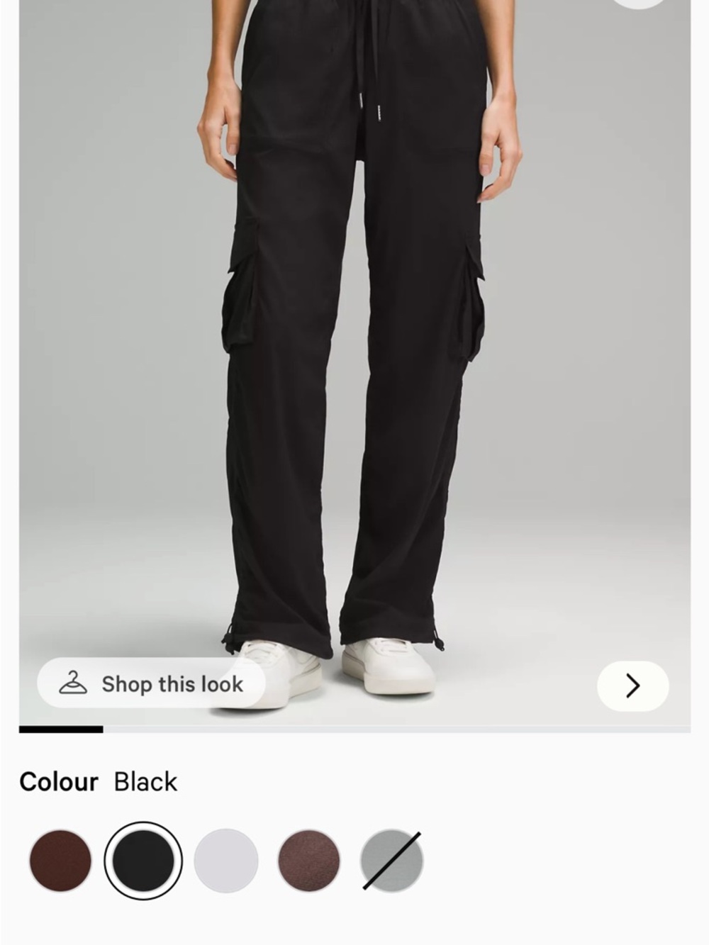 Dance Studio Relaxed-Fit Mid-Rise Cargo Pant